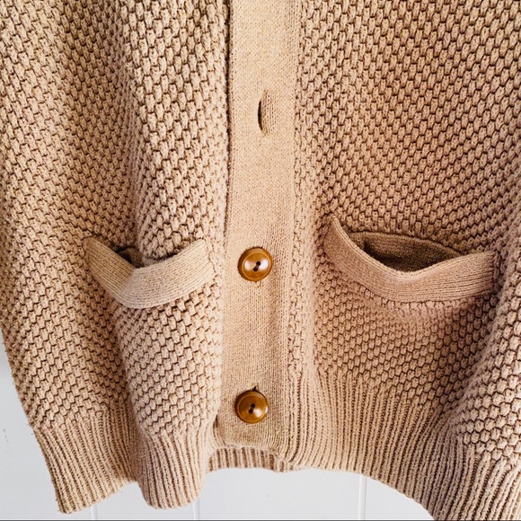 J Crew Cowl Neck Thick Knit Cardigan Sweater - Picture 3 of 8